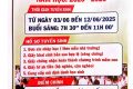 THÔNG BÁO TUYỂN SINH NĂM HỌC 2025-2026