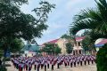 Đồng diễn  múa hát sân trường TH Lương Thế Vinh