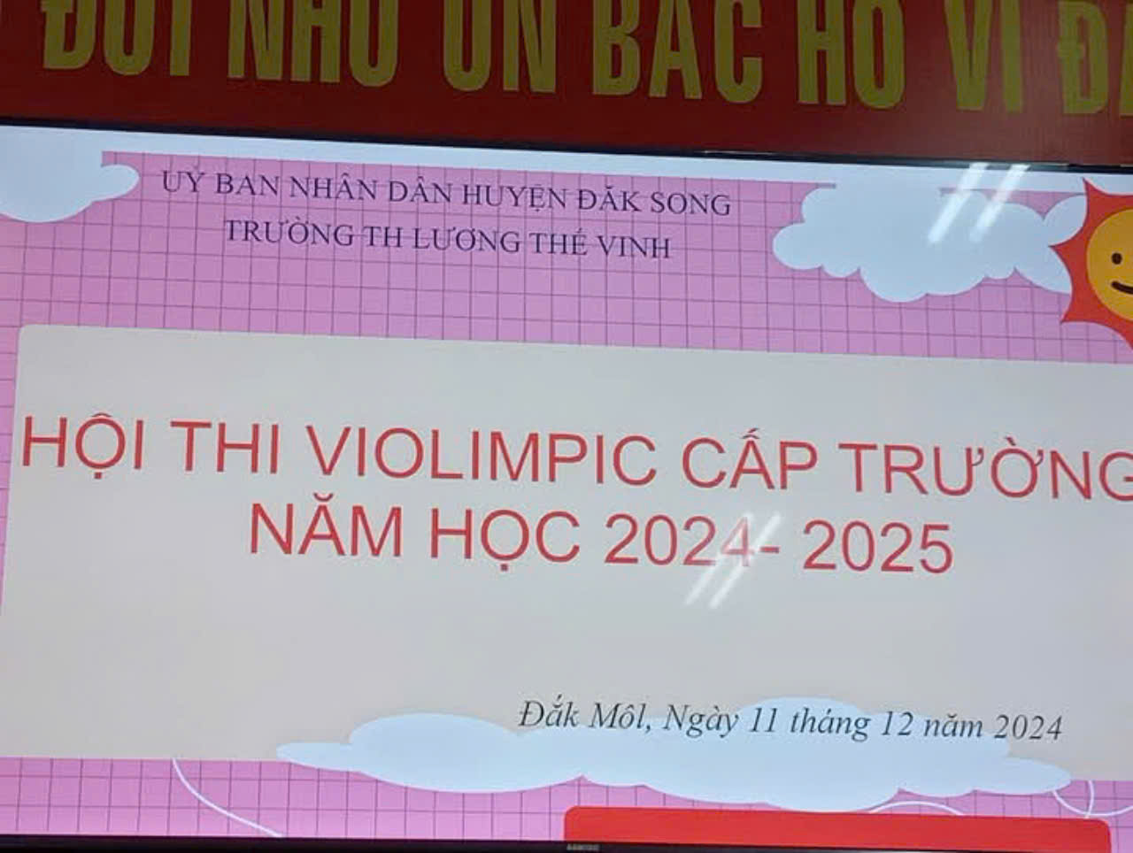 🔊🌺Ngày 11/12/2024 học sinh khối 1, khối 2 trường tiểu học Lương Thế Vinh tham gia thi Violympic trên internet cấp trường năm học 2024-2025.Học sinh rất tích cực tham gia hội thi qua hội thi này giúp học sinh say mê học tập, giao lưu, rèn luyện và phát triển năng lực tiến tới hội nhập quốc tế 🌺🌺🌺🌺🌺🌺🌺🌺🌺🔊🌺🌺🌺🌺🌺🌺🌺🌺🌺🌺🌺🌺🌺🌺🌺